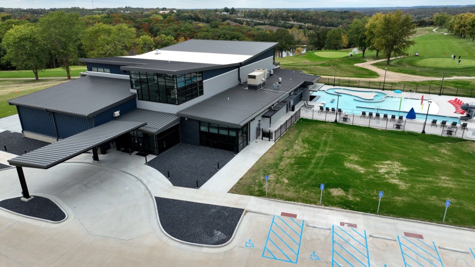 aerial shot of Osage View